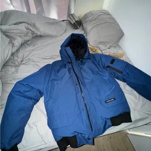Canada Goose Men's Blue Puffer Jacket.